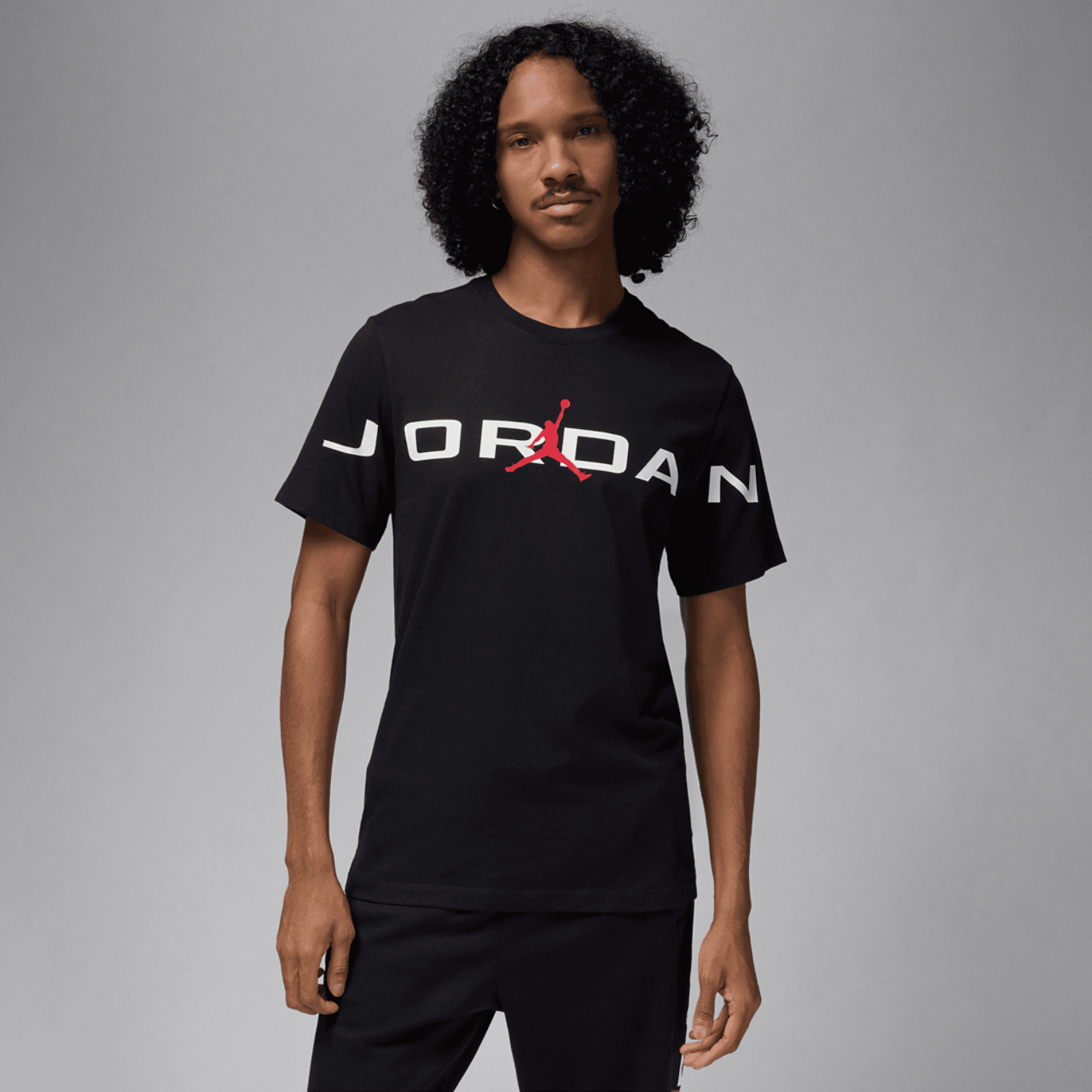Jordan Air Stretch Short Sleeve Crew Image 2 of 5. Tap to open photo gallery.