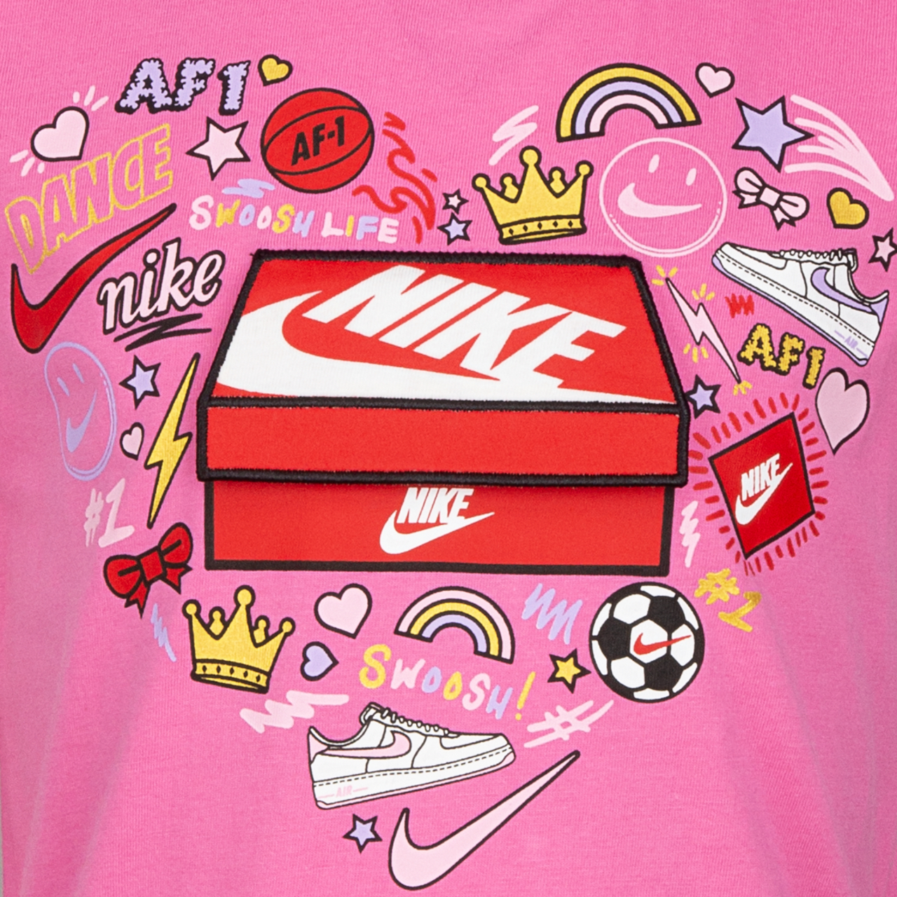 Nike Shoe Box Flip Heart T-Shirt Image 3 of 3. Tap to open photo gallery.