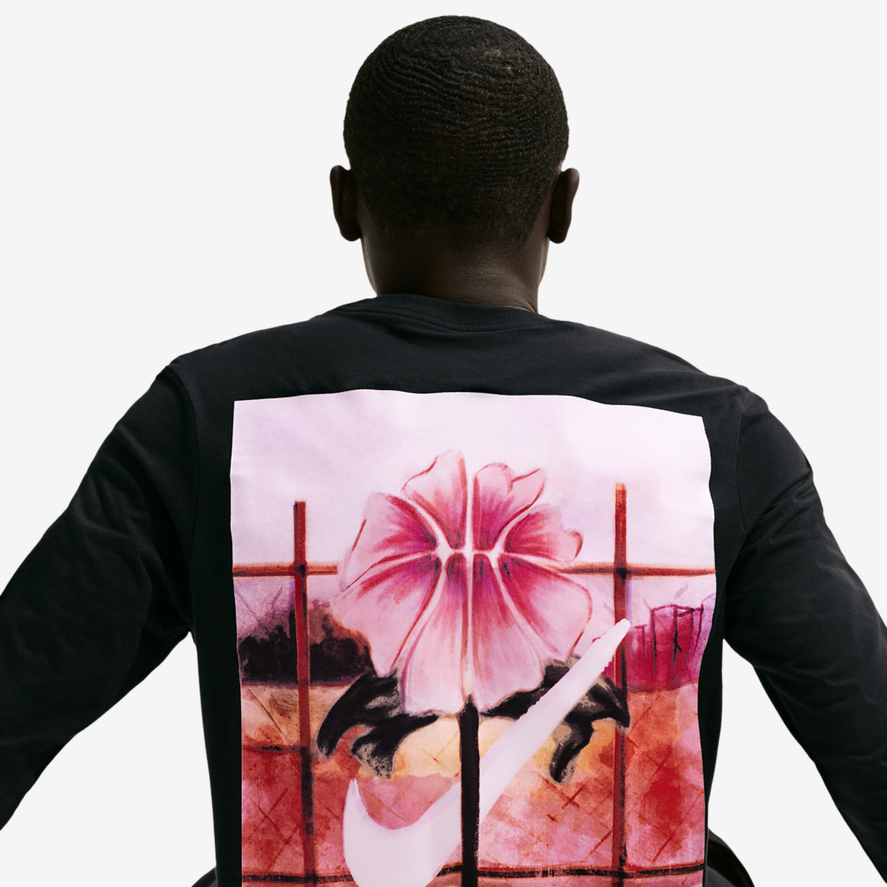 Nike Stained Long Sleeve OC Tee Image 2 of 4. Tap to open photo gallery.