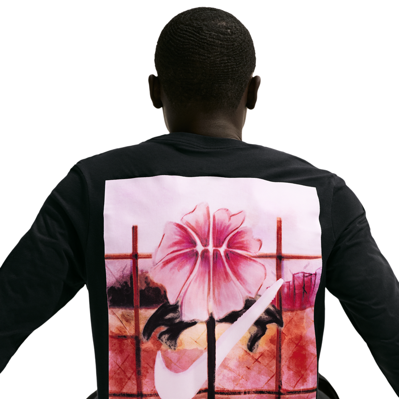 Nike Stained Long Sleeve OC Tee Image 2 of 4. Tap to open photo gallery.