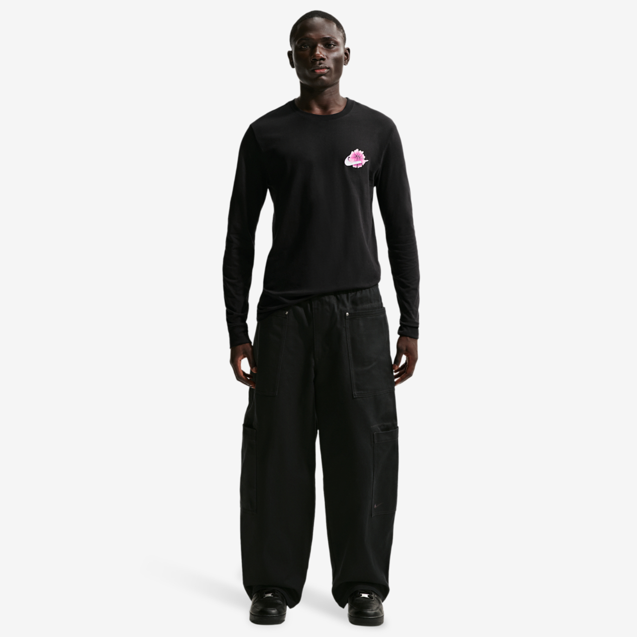 Nike Stained Long Sleeve OC Tee Image 3 of 4. Tap to open photo gallery.