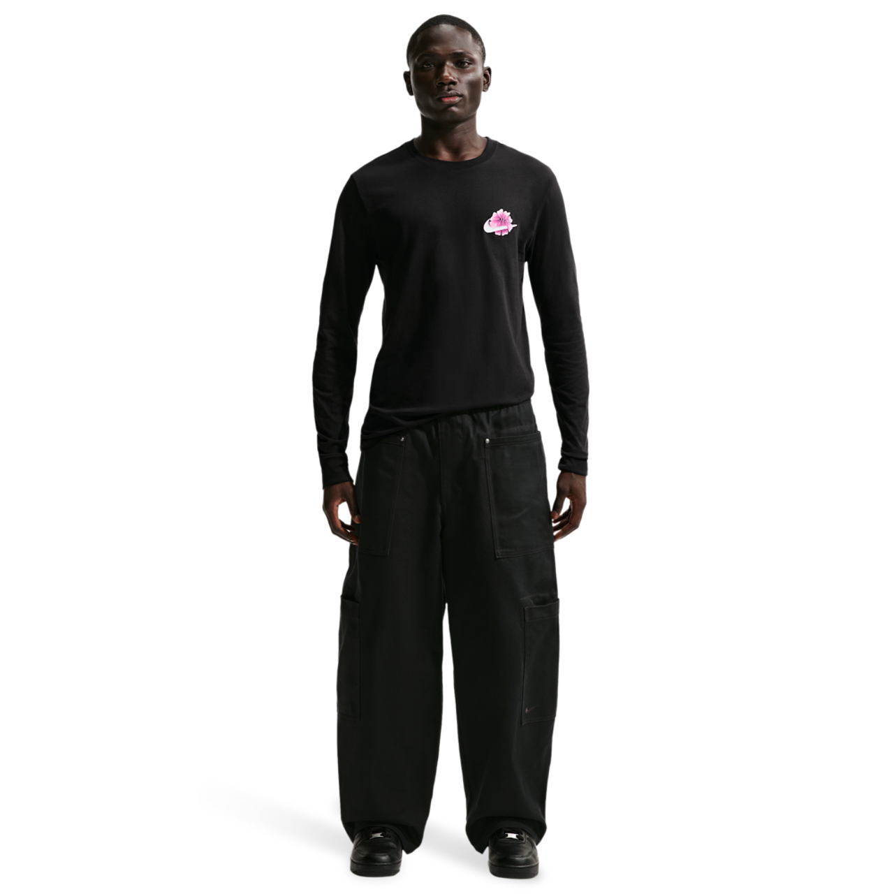 Nike Stained Long Sleeve OC Tee Image 3 of 4. Tap to open photo gallery.