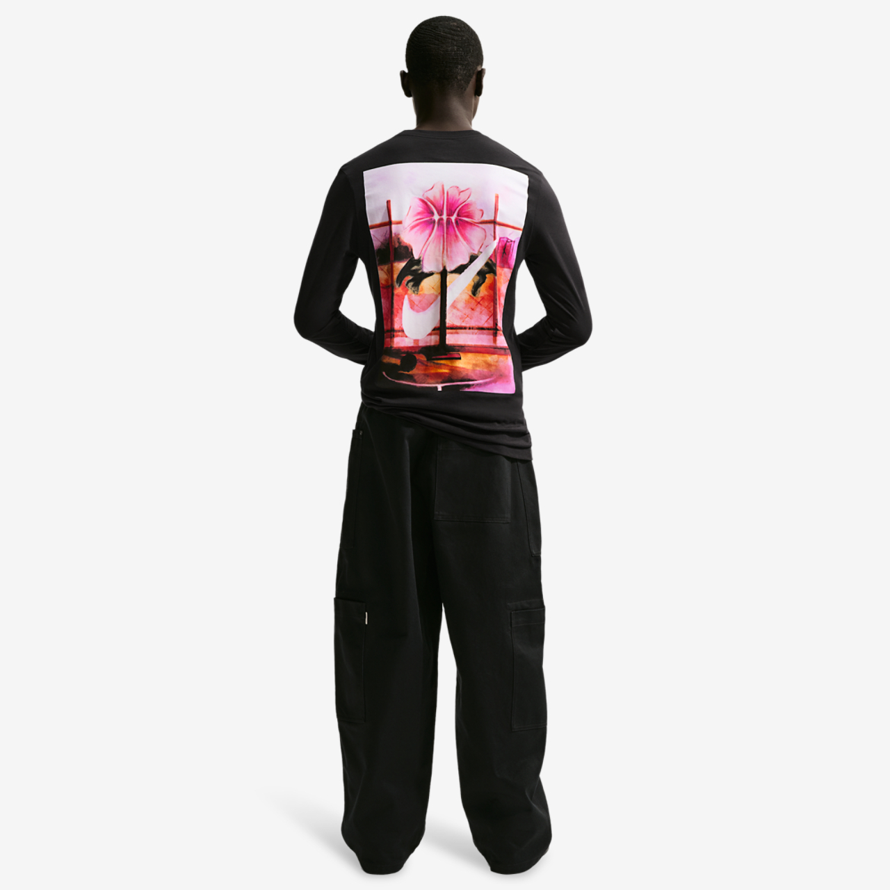 Nike Stained Long Sleeve OC Tee Image 4 of 4. Tap to open photo gallery.