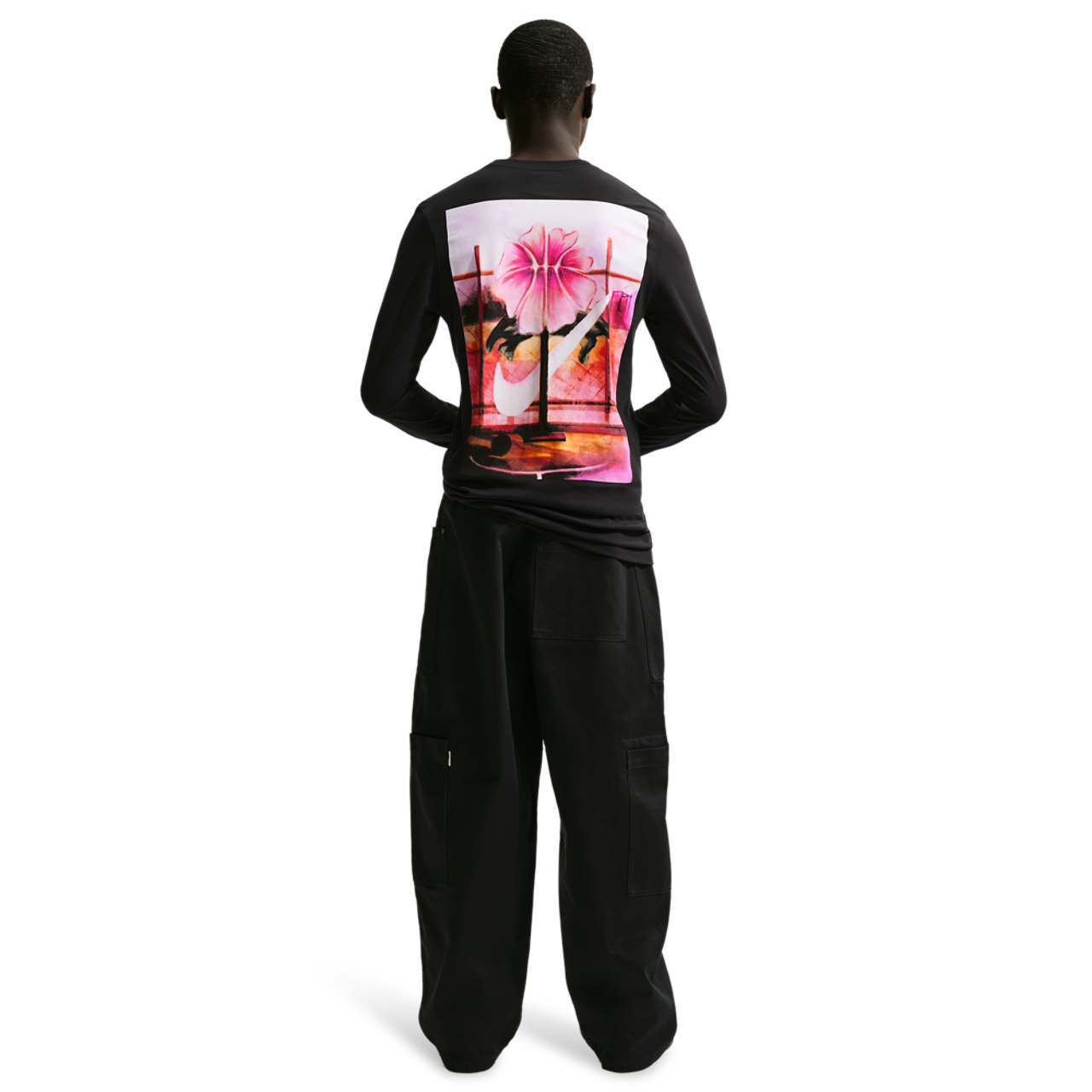 Nike Stained Long Sleeve OC Tee Image 4 of 4. Tap to open photo gallery.