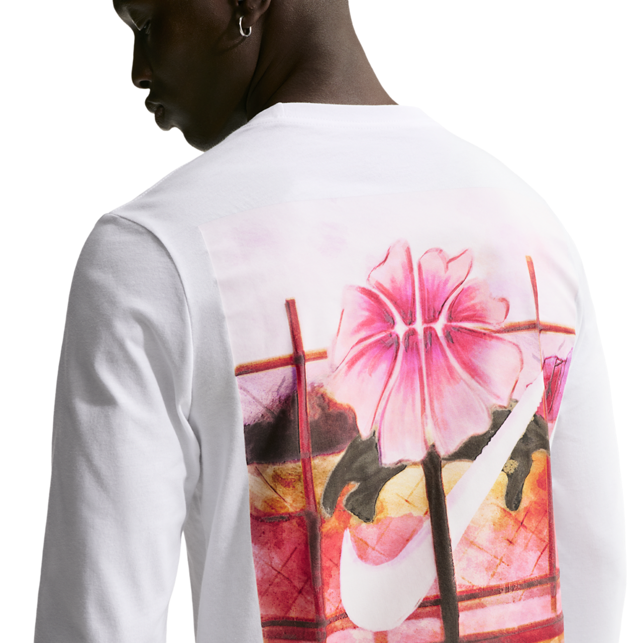 Nike Stained Long Sleeve OC Tee Image 2 of 4. Tap to open photo gallery.