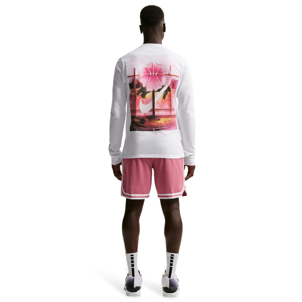 Nike Stained Long Sleeve OC Tee Image 4 of 4. Tap to open photo gallery.