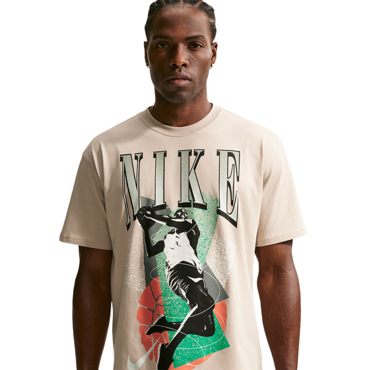 Nike T-Shirt Long Sleeve OC (RETRO BBALL) Image 3 of 9. Tap to open photo gallery.
