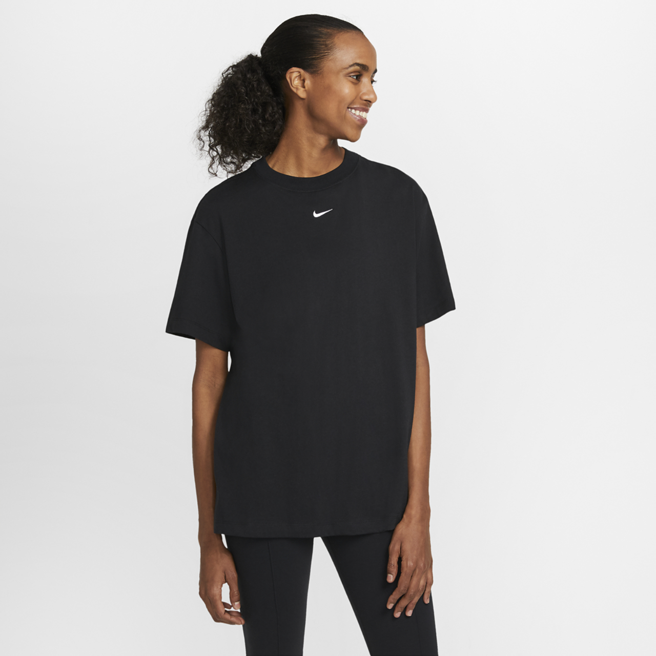 Nike Essential Boyfriend T-Shirt Image 3 of 4. Tap to open photo gallery.