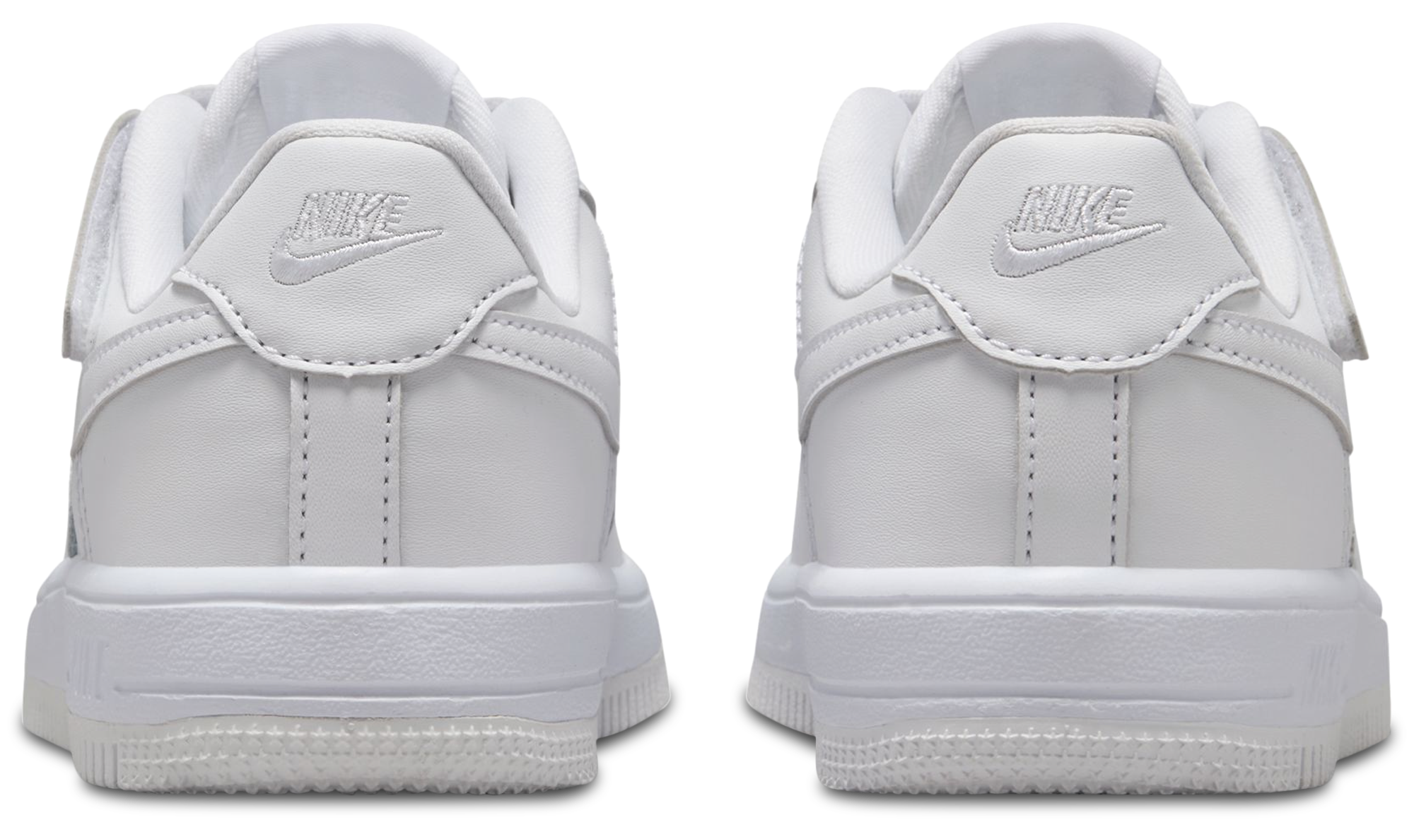 Nike Air Force 1 童款 - White/White - Image 3