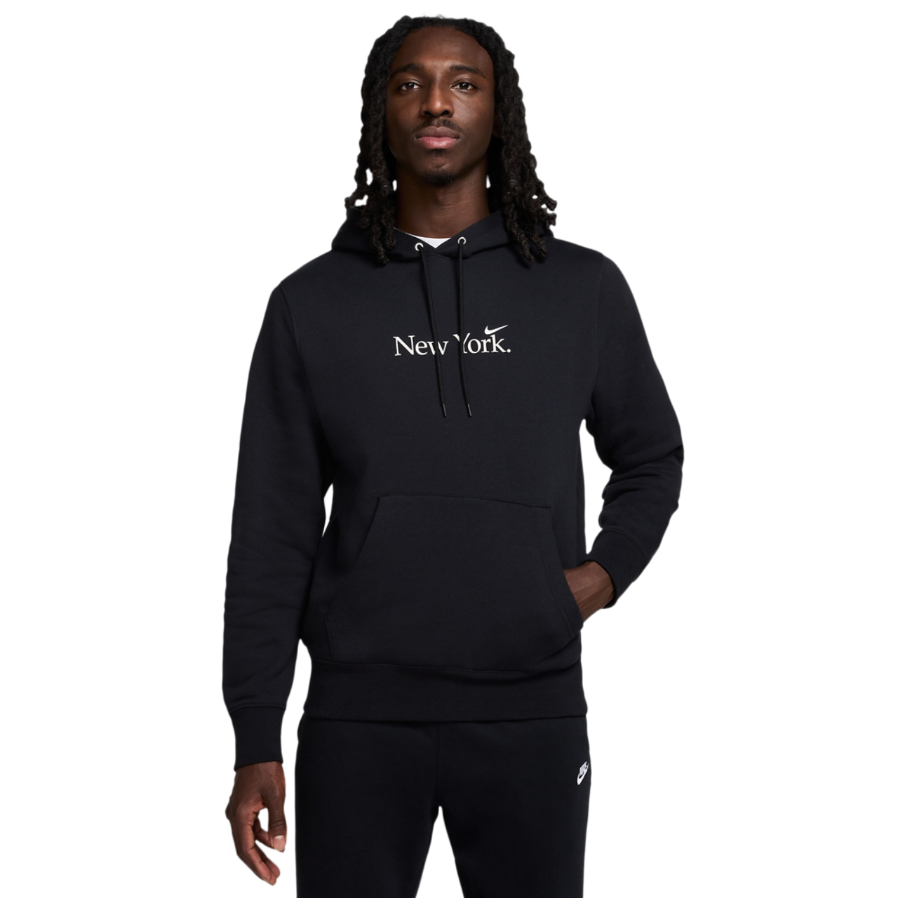 Nike NYC Club Pullover BB Hoodie Image 1 of 5. Tap to open photo gallery.