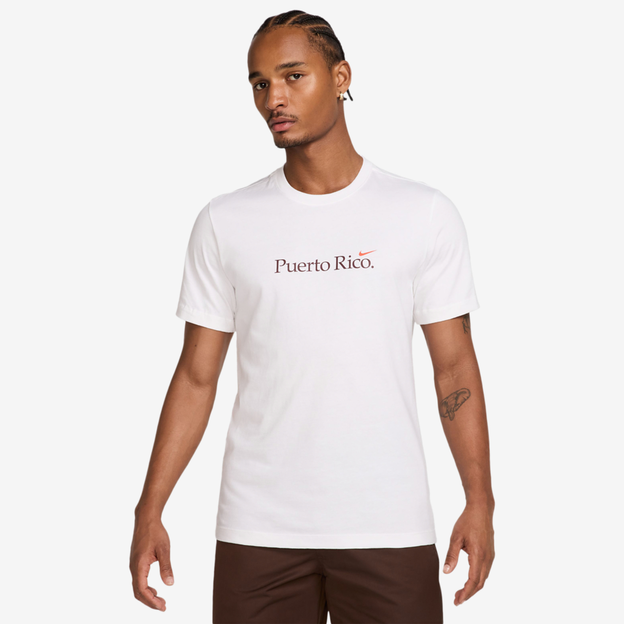Nike PR Short Sleeve Crew T-Shirt Image 1 of 3. Tap to open photo gallery.