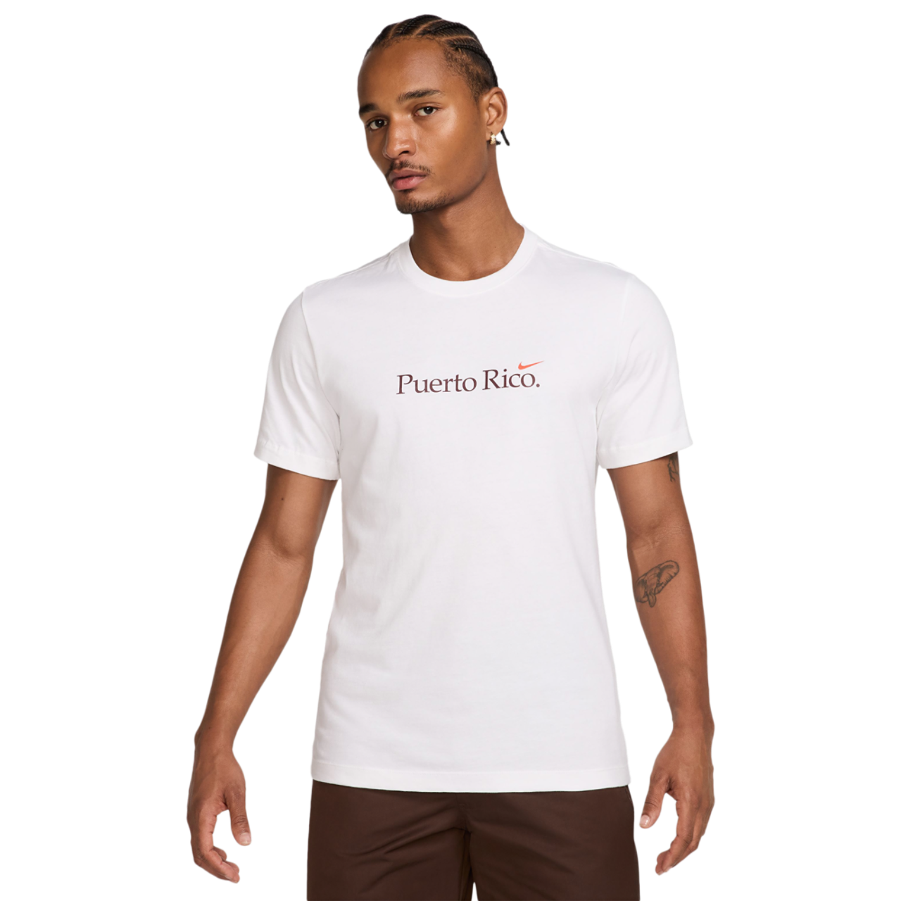 Nike PR Short Sleeve Crew T-Shirt Image 1 of 3. Tap to open photo gallery.