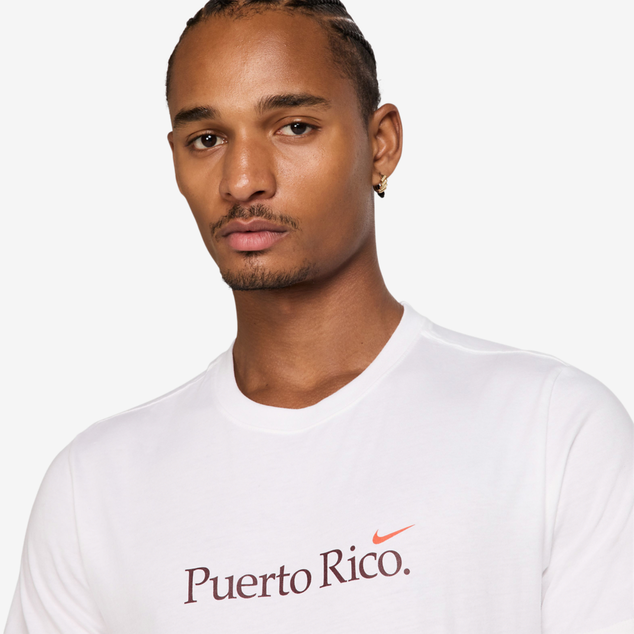Nike PR Short Sleeve Crew T-Shirt Image 3 of 3. Tap to open photo gallery.