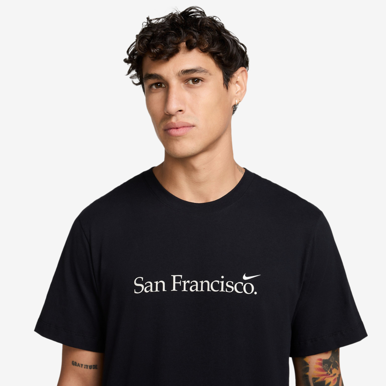 Nike SFO Short Sleeve Crew T-Shirt Image 4 of 4. Tap to open photo gallery.