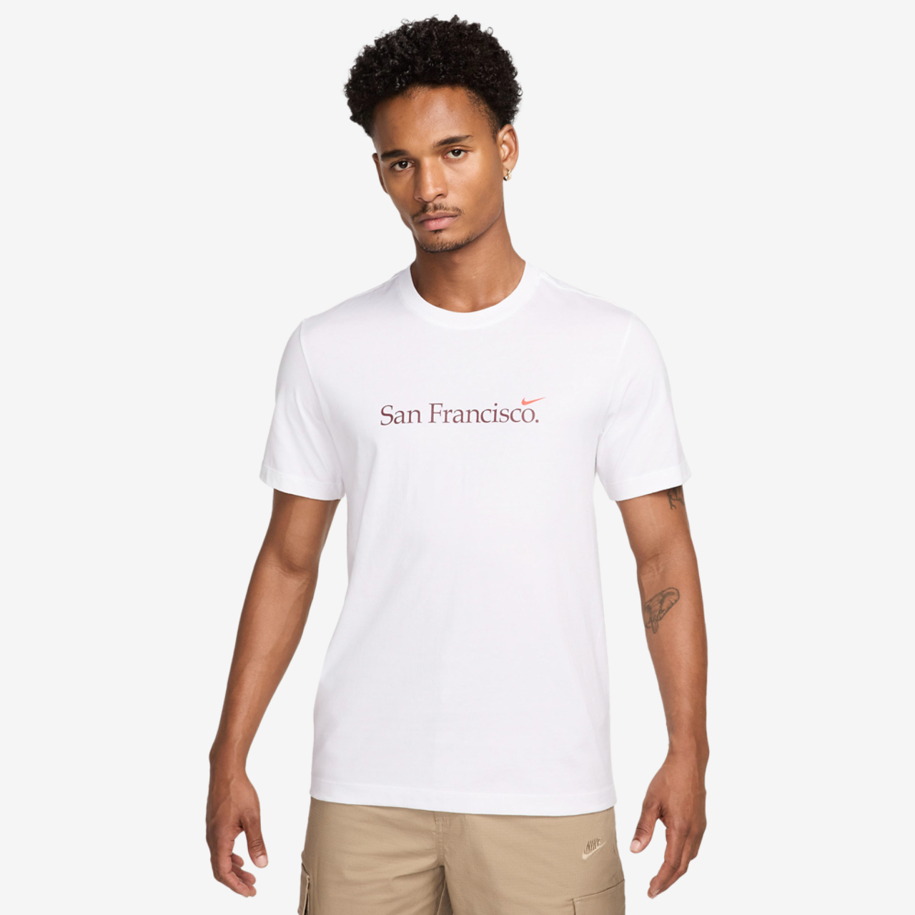 Nike SFO Short Sleeve Crew T-Shirt Image 1 of 3. Tap to open photo gallery.