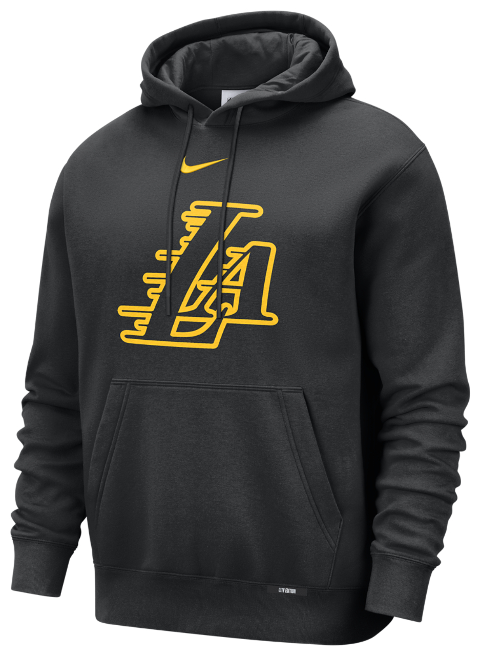 Nike Lakers Club Logo City Edition Hoodie - Men's | Foot Locker