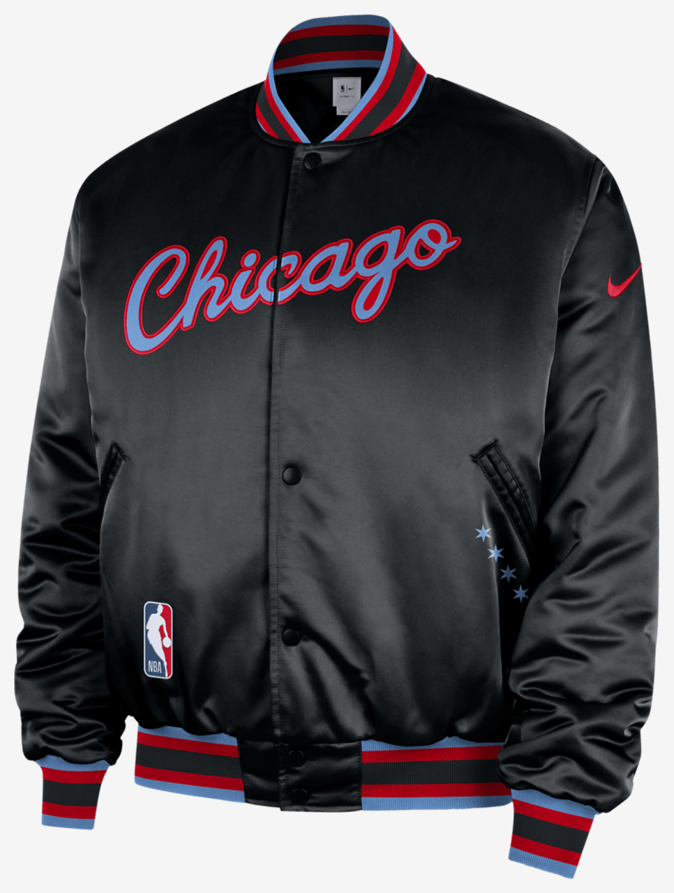 Nike Bulls Premium City Edition Jacket Image 1 of 3. Tap to open photo gallery.