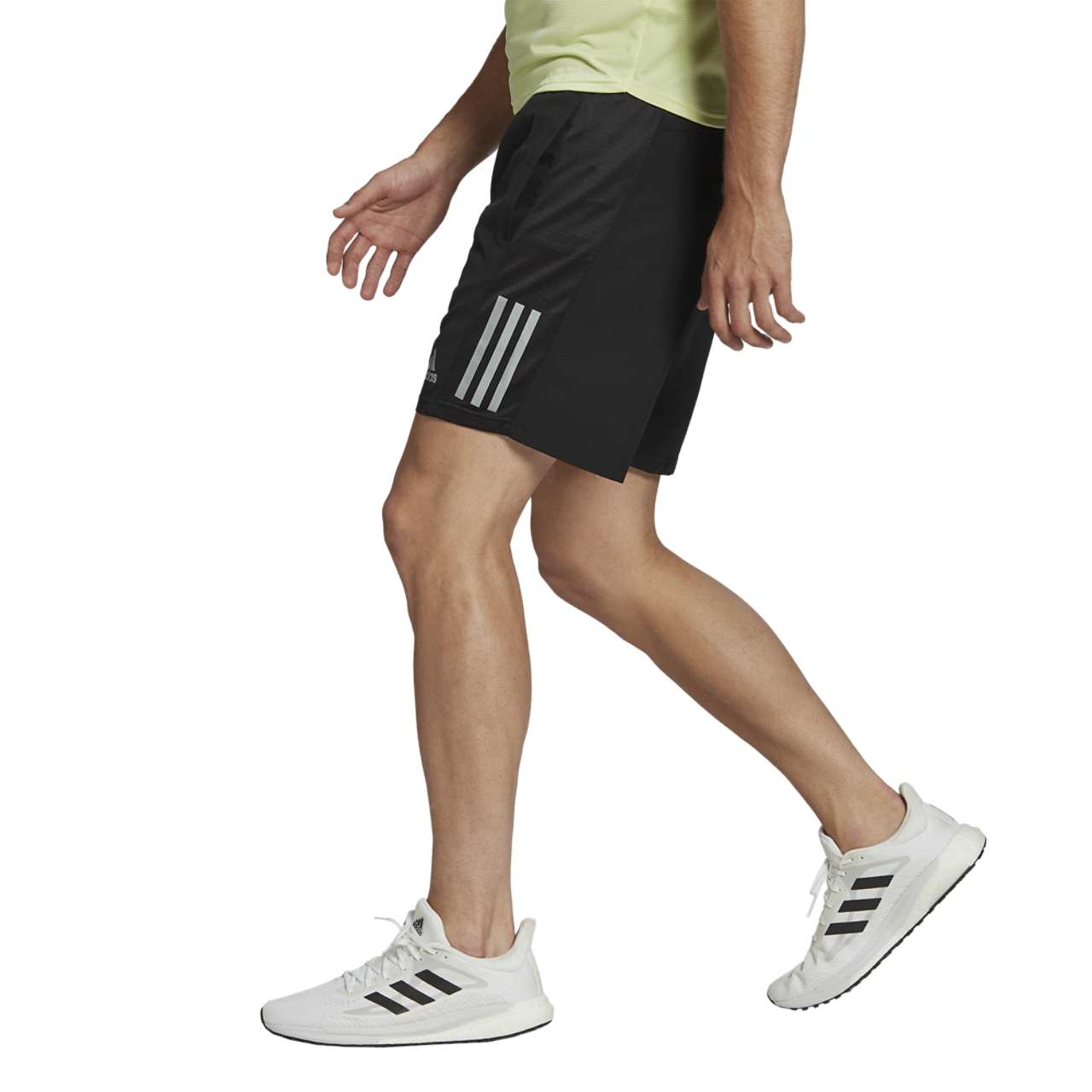 adidas Own The Run 5" Shorts Image 4 of 6. Tap to open photo gallery.