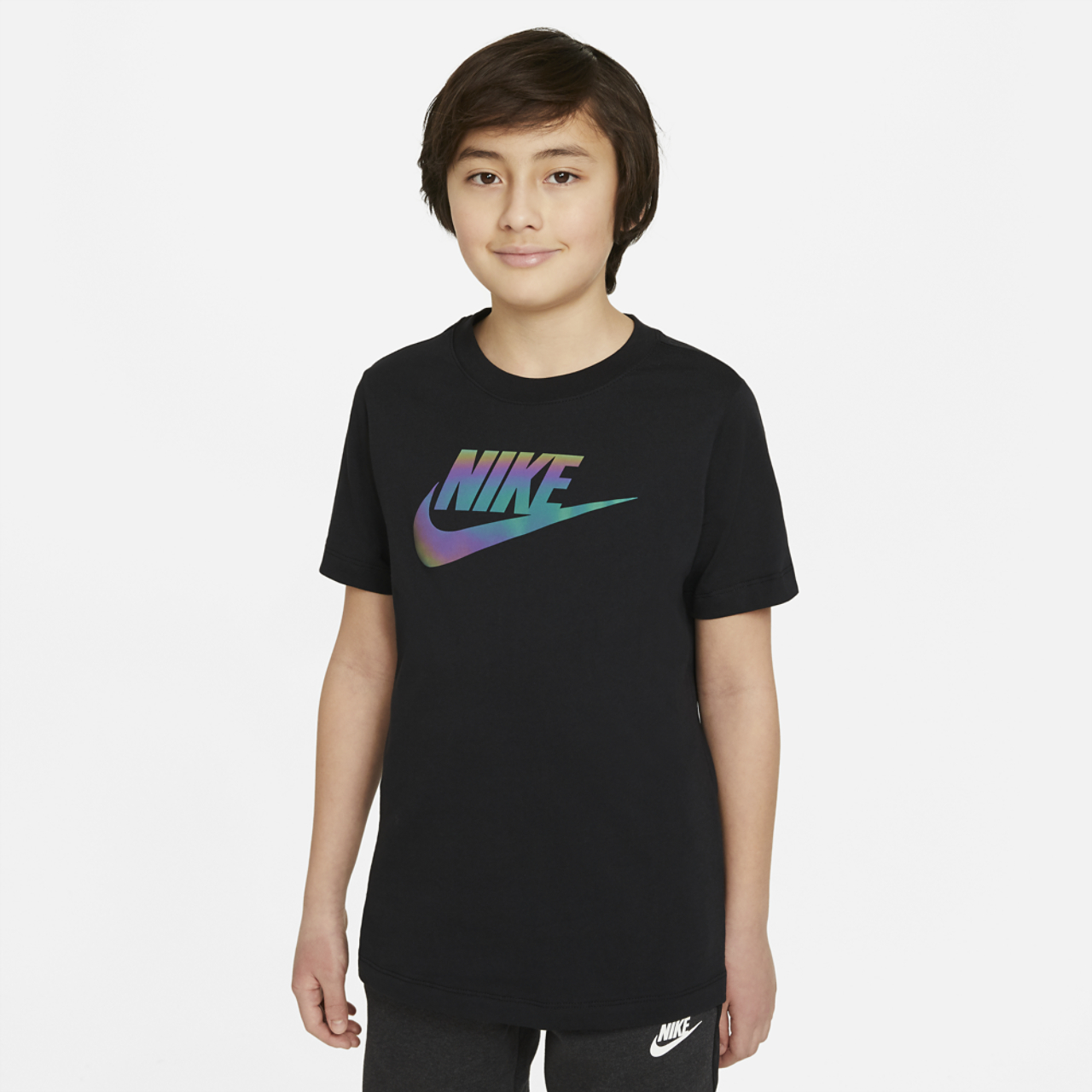 Nike Chromatic Fill Futura T-Shirt Image 1 of 3. Tap to open photo gallery.
