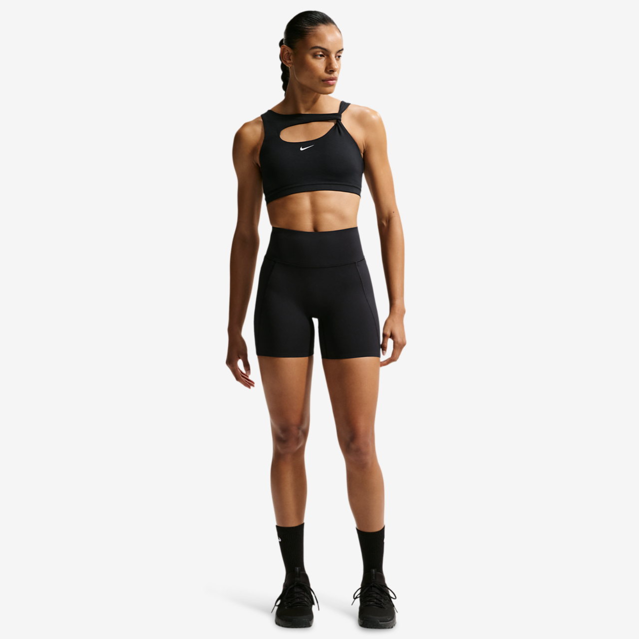 Nike Drifit Universal HR 5In Pocket Short Image 4 of 5. Tap to open photo gallery.