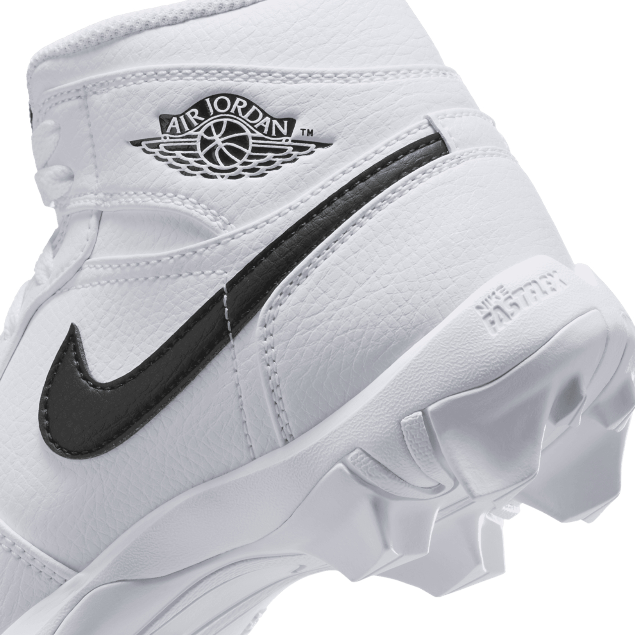 Jordan AJ 1 Mid Cleats Image 8 of 9. Tap to open photo gallery.