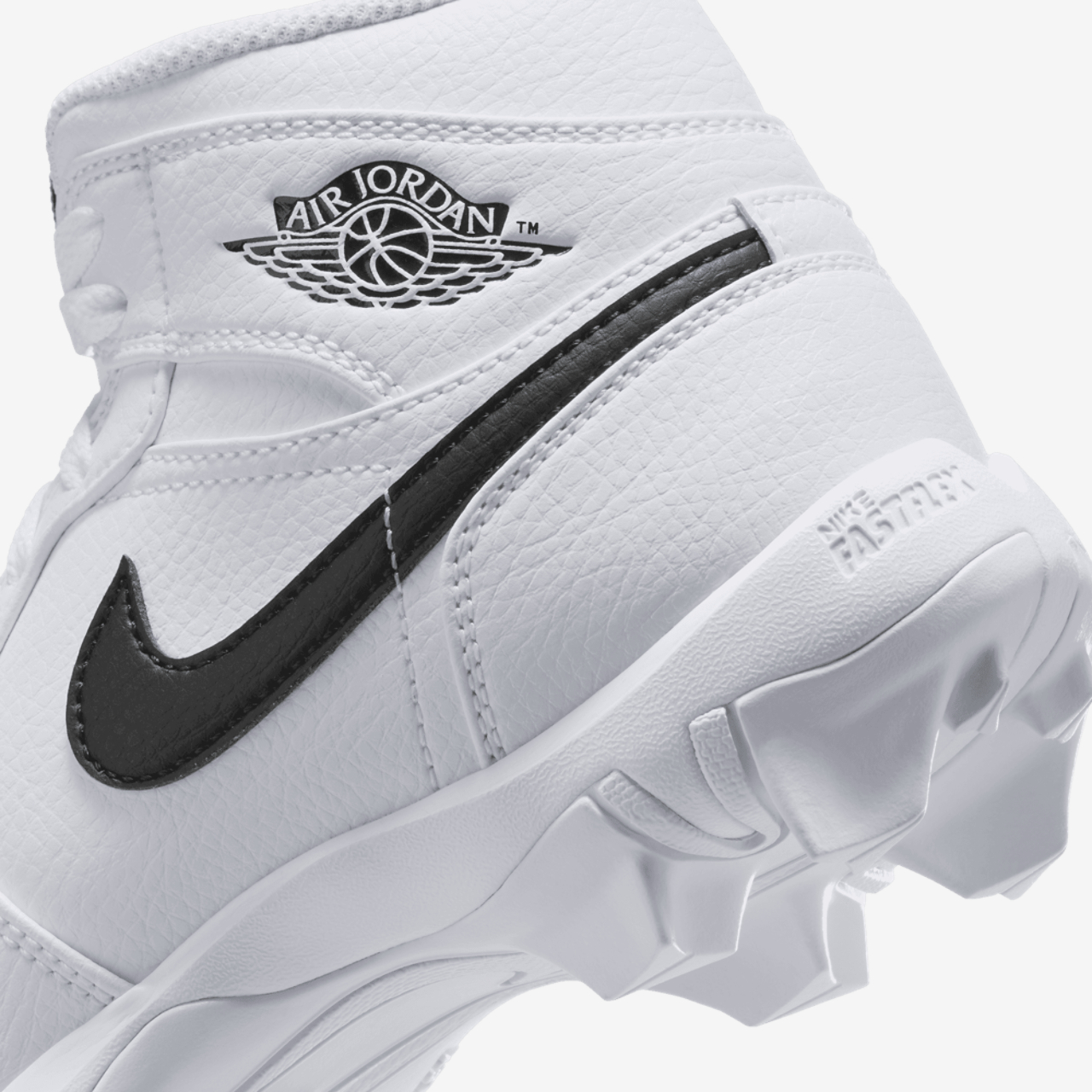 Jordan AJ 1 Mid Cleats Image 8 of 9. Tap to open photo gallery.