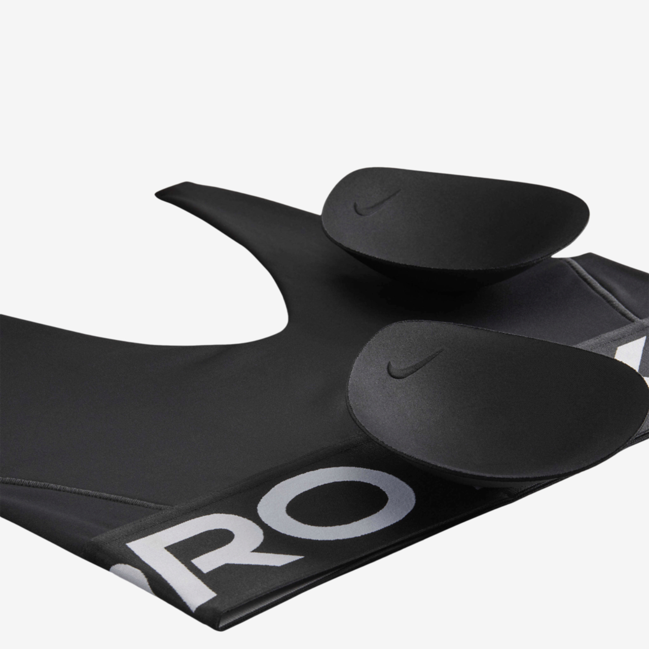 Nike Pro Indy Plunge Bra Bold Image 7 of 7. Tap to open photo gallery.