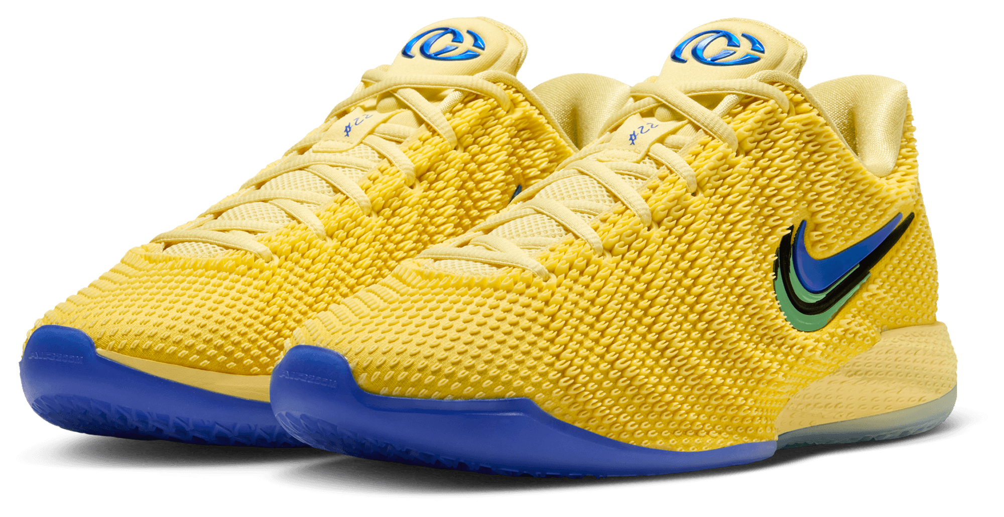 Nike Caitlin 1 - Men's - Yellow/Blue/Warning Code - Image 6