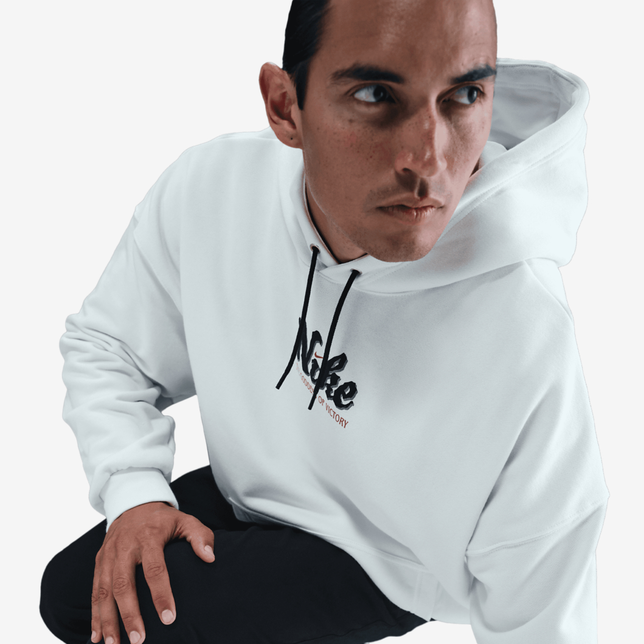 Nike Club Oversized Pullover Victorious Hoodie Image 3 of 5. Tap to open photo gallery.