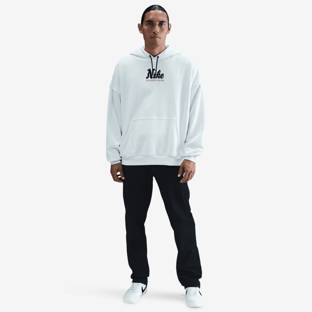 Nike Club Oversized Pullover Victorious Hoodie Image 4 of 5. Tap to open photo gallery.