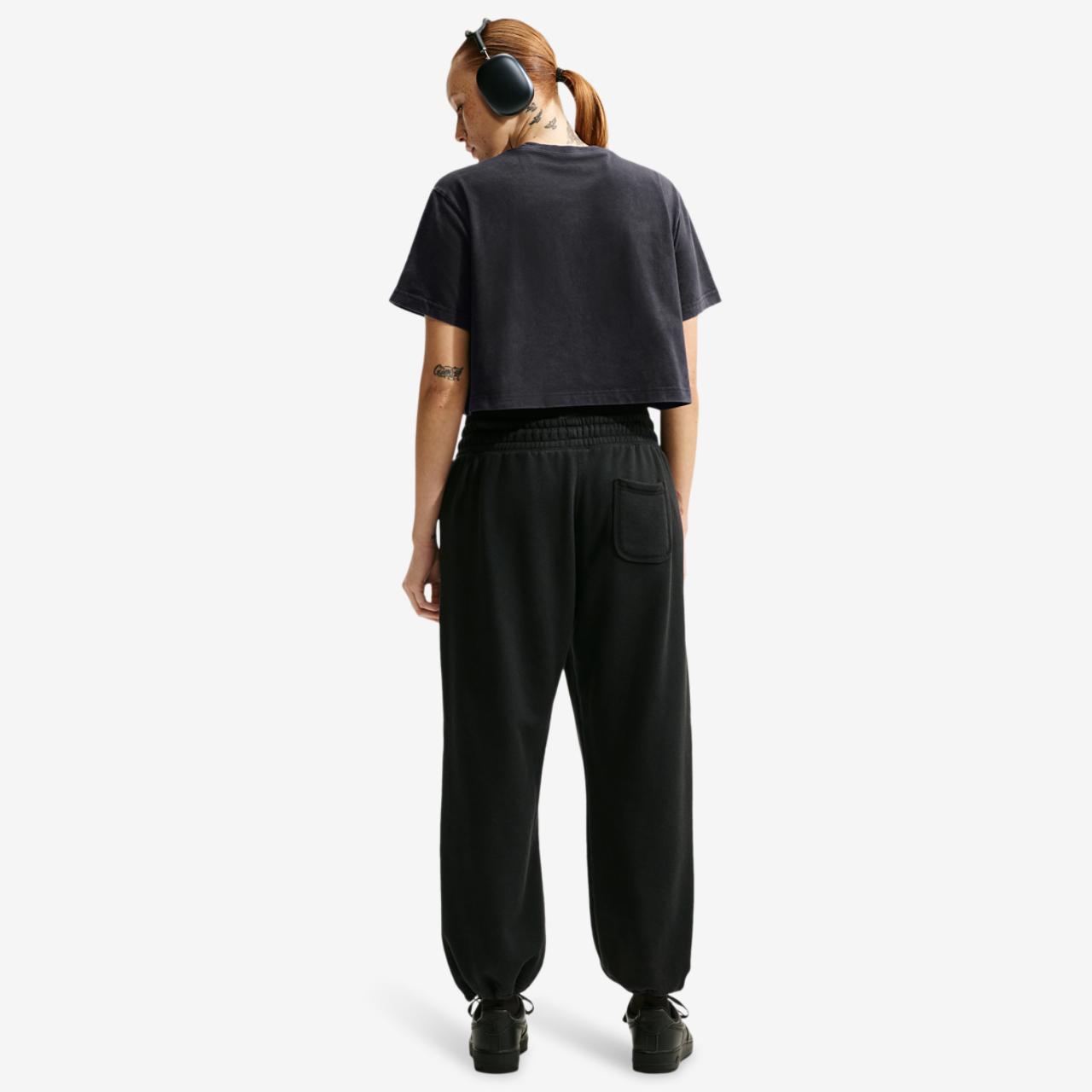 Nike Basketball Photo Crop Tee Image 4 of 4. Tap to open photo gallery.