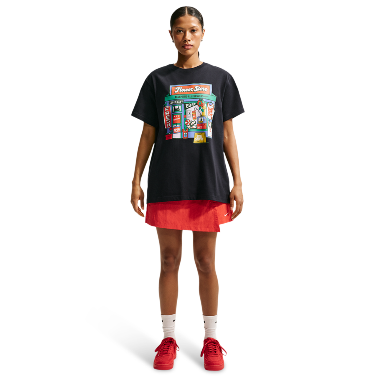 Nike Flower Shop Tee Image 3 of 4. Tap to open photo gallery.