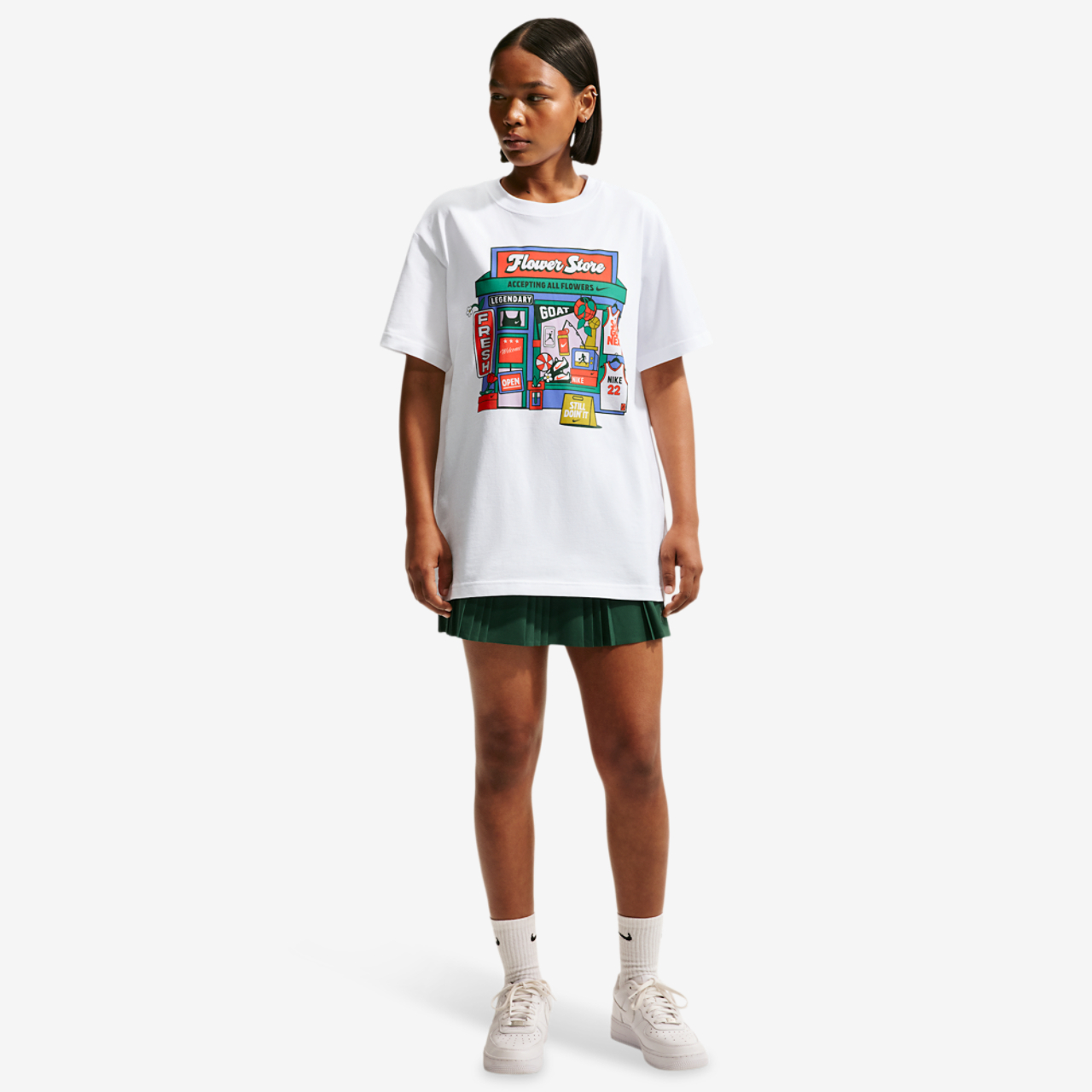 Nike Flower Shop Tee Image 3 of 4. Tap to open photo gallery.