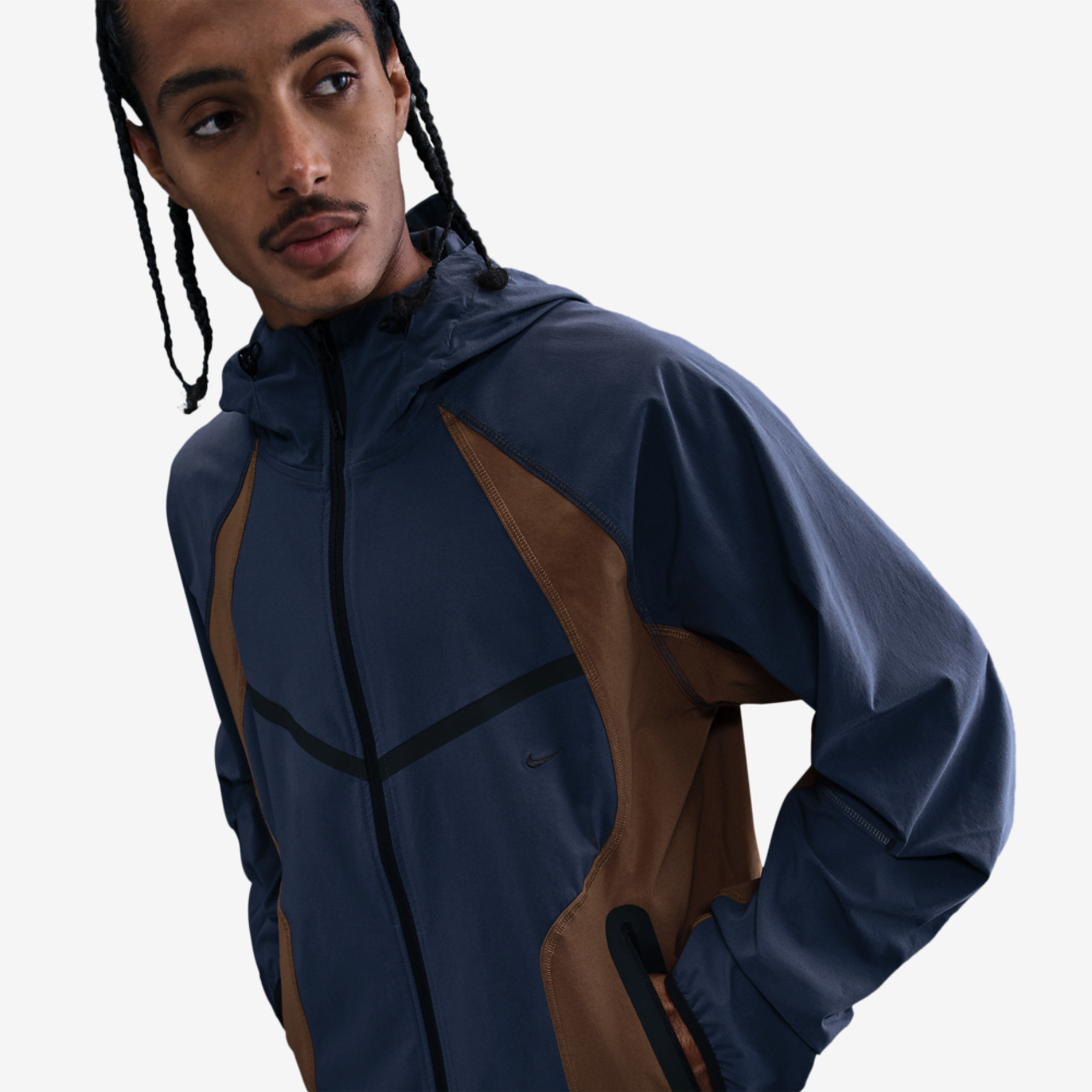 Nike Tech Woven Pro Full-Zip Jacket Image 1 of 4. Tap to open photo gallery.