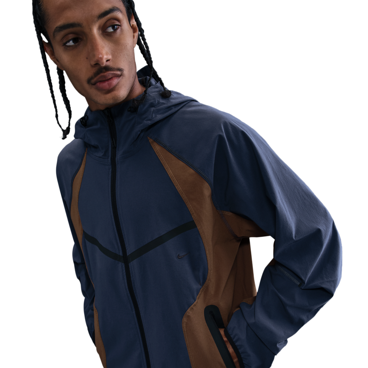 Nike Tech Woven Pro Full-Zip Jacket Image 1 of 4. Tap to open photo gallery.