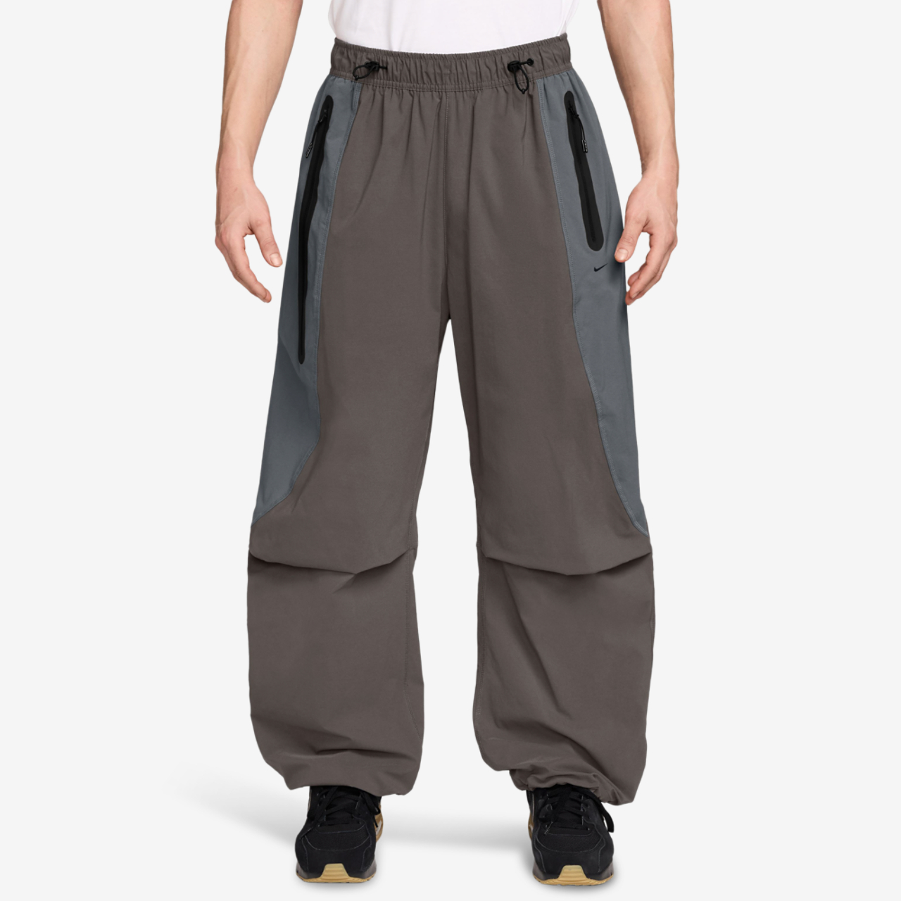 Nike Tech Woven Pro Oversized Pants Image 1 of 3. Tap to open photo gallery.