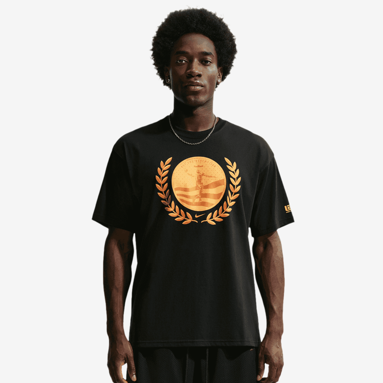 Nike LeBron James T-Shirt Long Sleeve Image 1 of 8. Tap to open photo gallery.