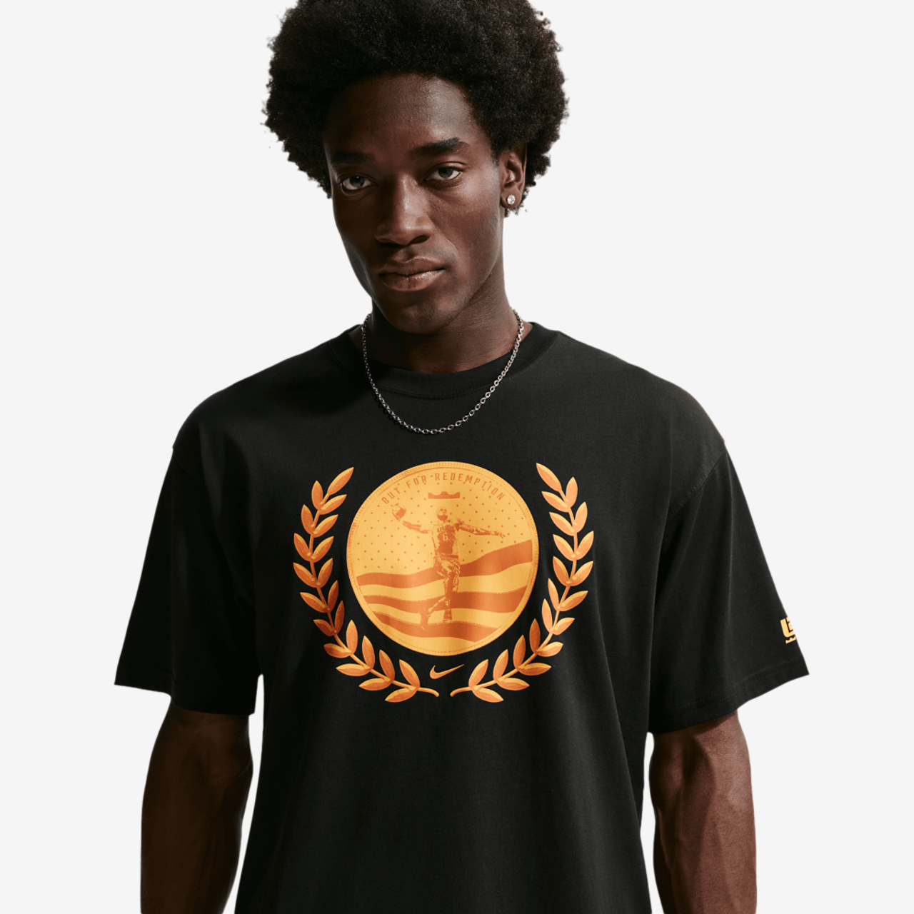 Nike LeBron James T-Shirt Long Sleeve Image 3 of 8. Tap to open photo gallery.