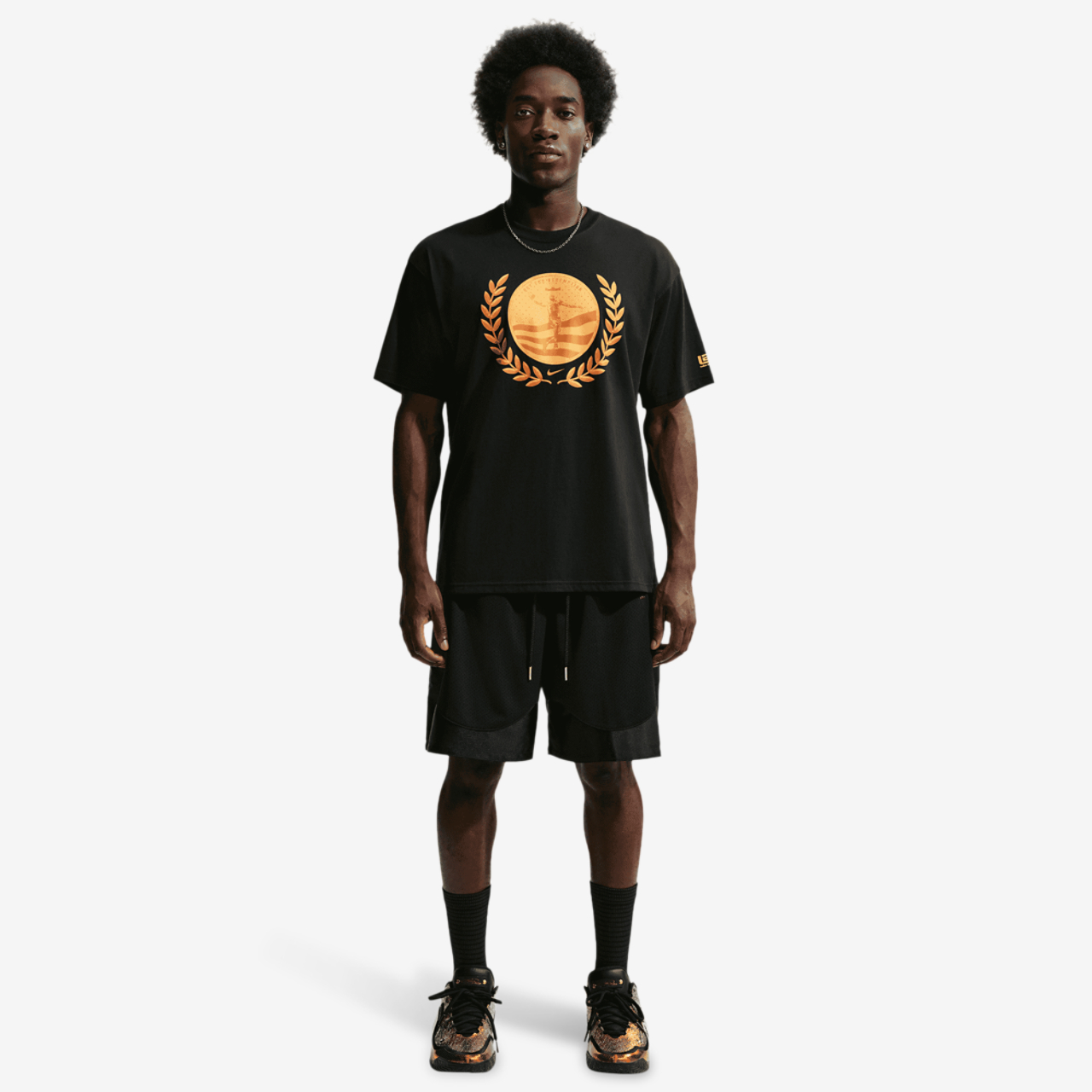 Nike LeBron James T-Shirt Long Sleeve Image 7 of 8. Tap to open photo gallery.