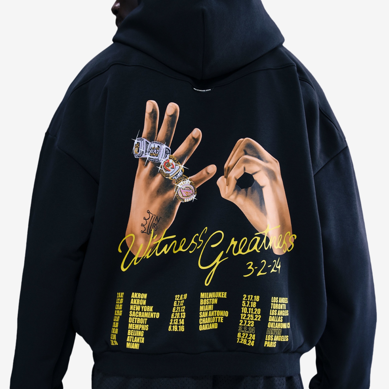 Nike Lebron TF SI Brushed Pullover Hoodie Image 2 of 3. Tap to open photo gallery.