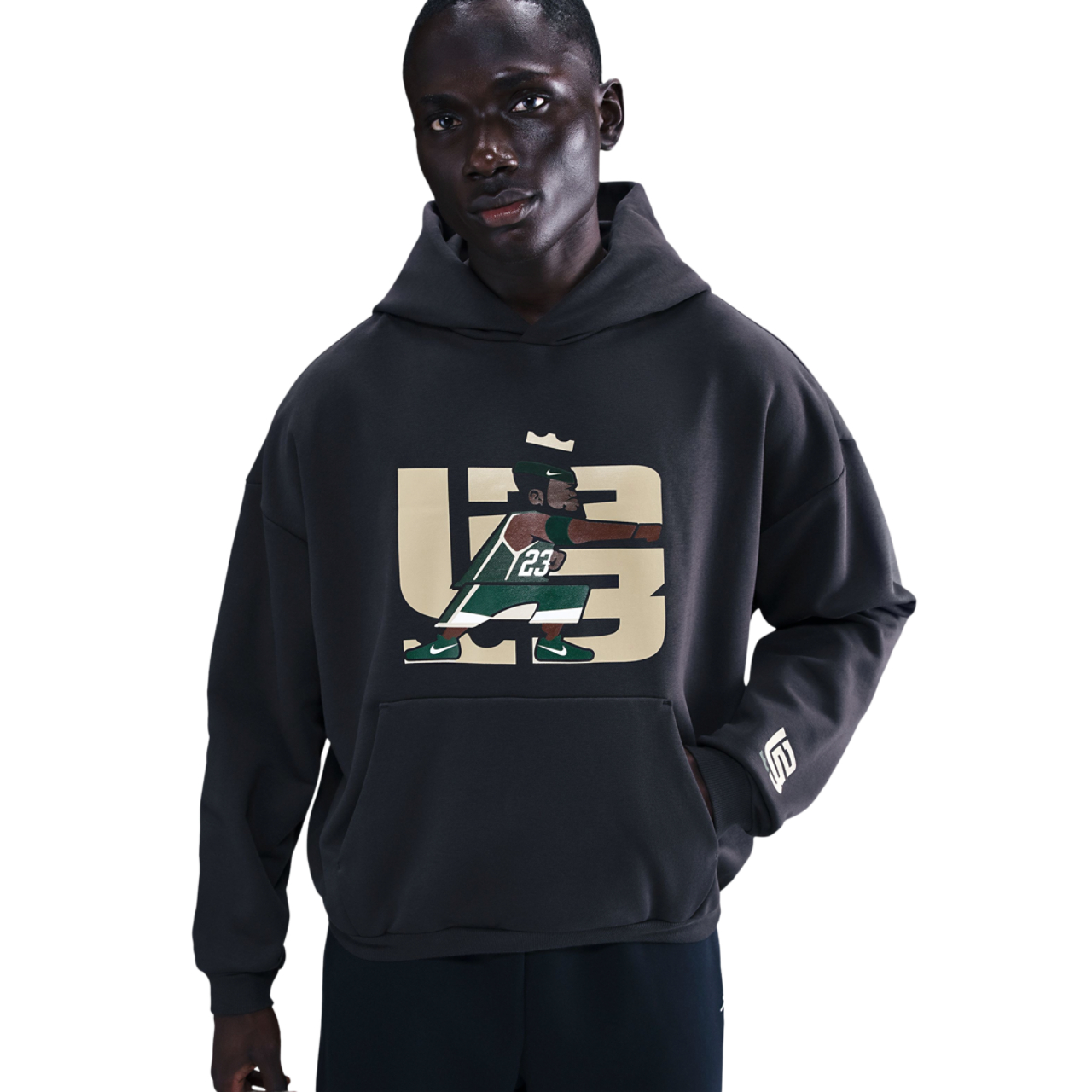 Nike Lebron TF SI Brushed Pullover Hoodie - Men's | Foot Locker