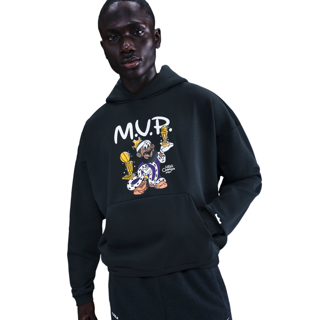 Nike Lebron TF SI Brushed Pullover Hoodie Image 1 of 4. Tap to open photo gallery.