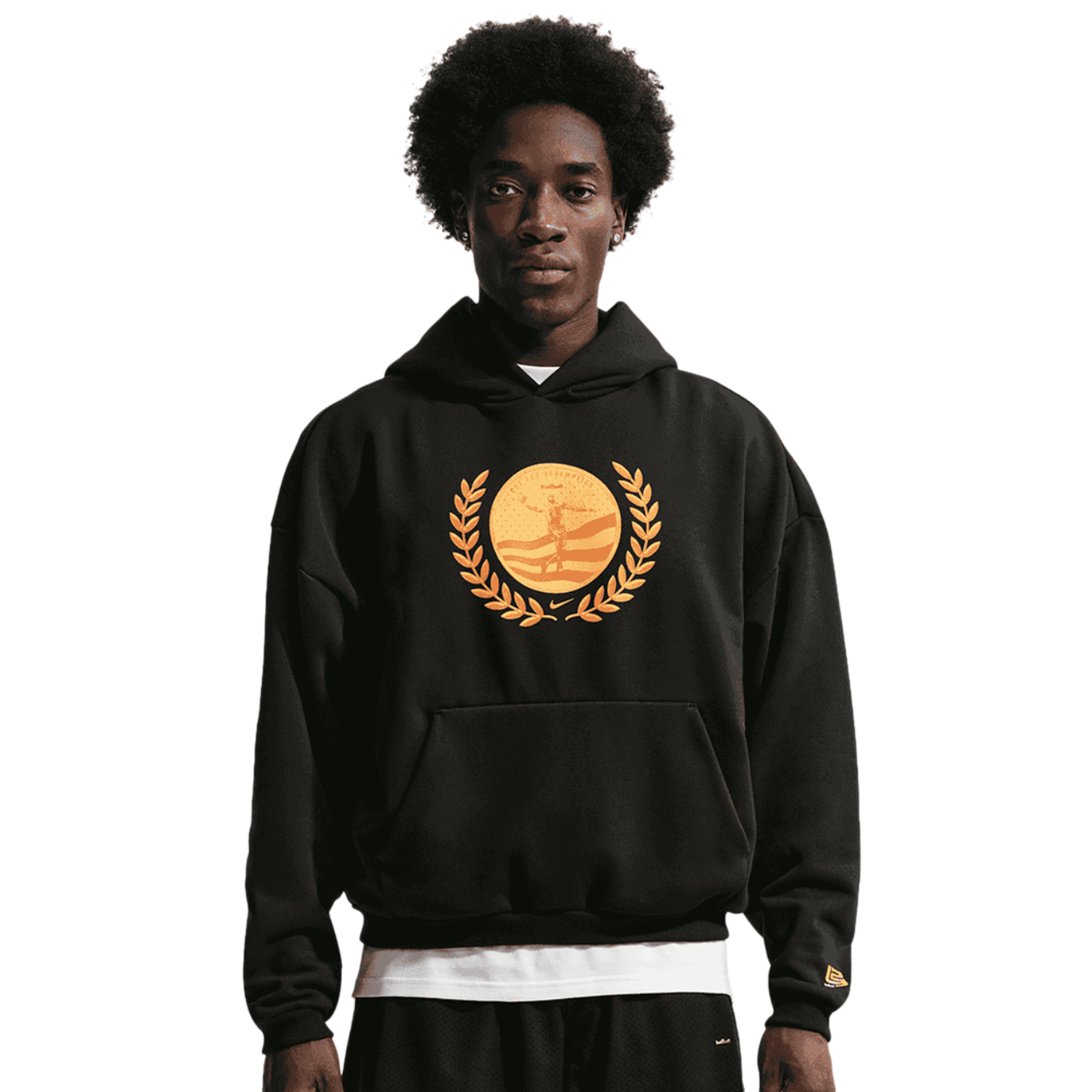 Nike LeBron JamesTF SI BRSH Pullover Hoodie Image 1 of 8. Tap to open photo gallery.