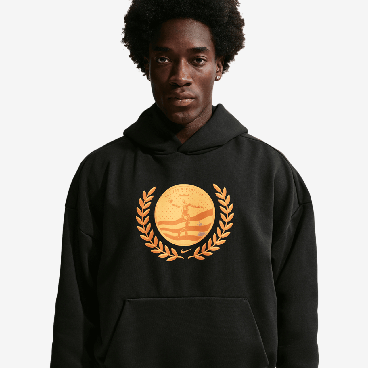 Nike LeBron JamesTF SI BRSH Pullover Hoodie Image 3 of 8. Tap to open photo gallery.