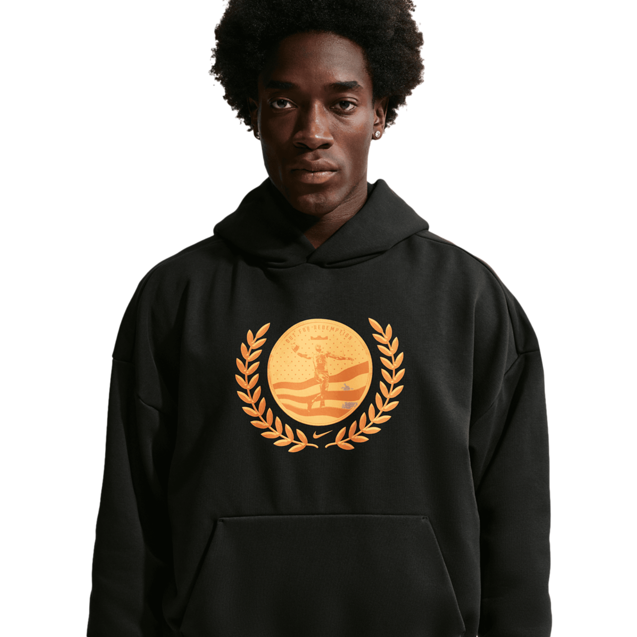 Nike LeBron JamesTF SI BRSH Pullover Hoodie Image 3 of 8. Tap to open photo gallery.