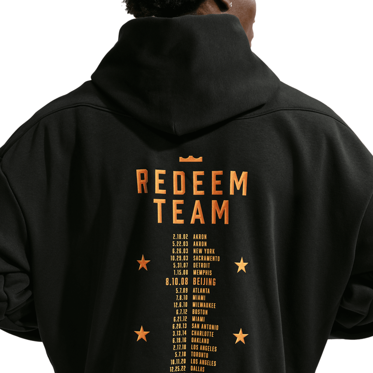 Nike LeBron JamesTF SI BRSH Pullover Hoodie Image 4 of 8. Tap to open photo gallery.