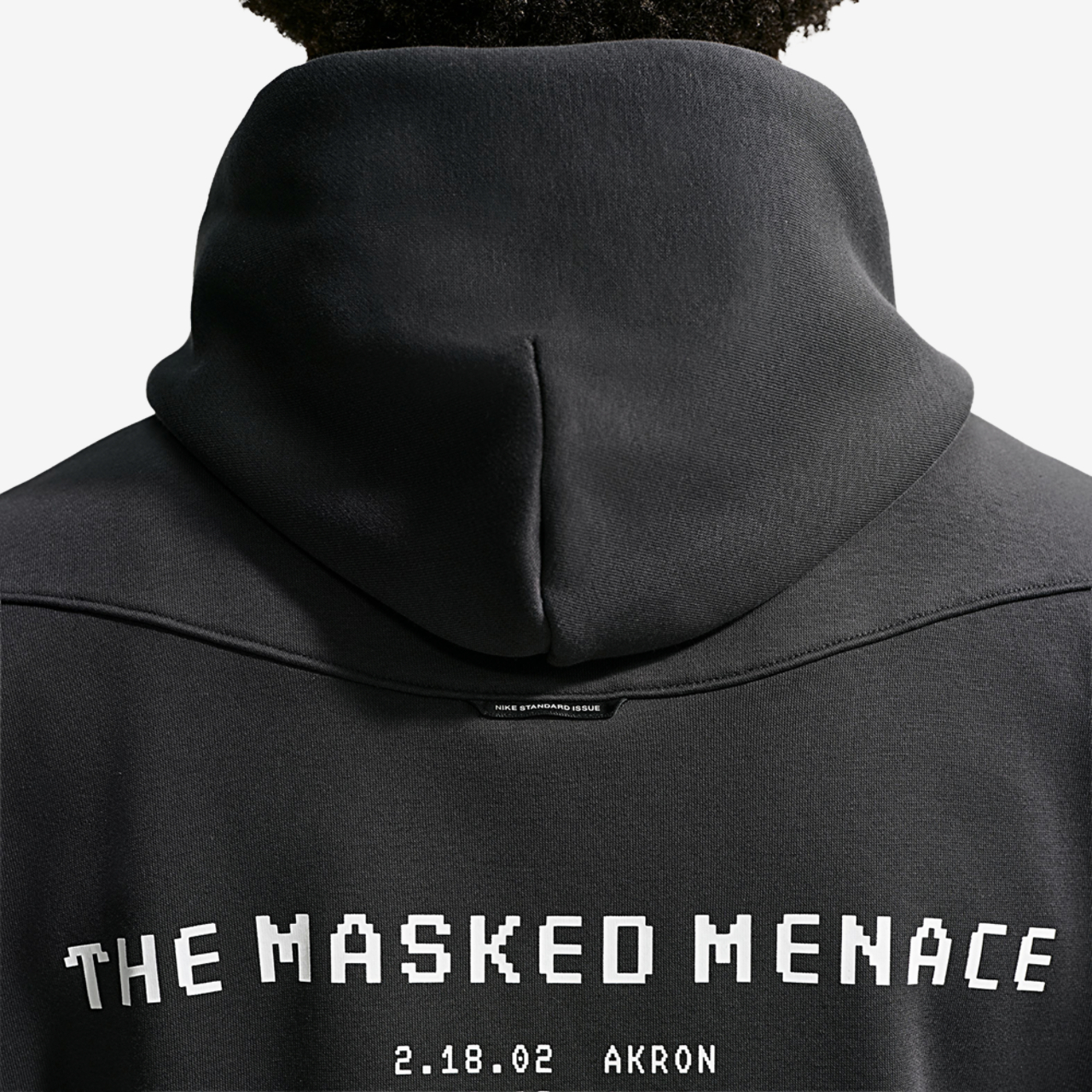 Nike LeBron James TF SI BRSH Pullover Hoodie Image 4 of 4. Tap to open photo gallery.