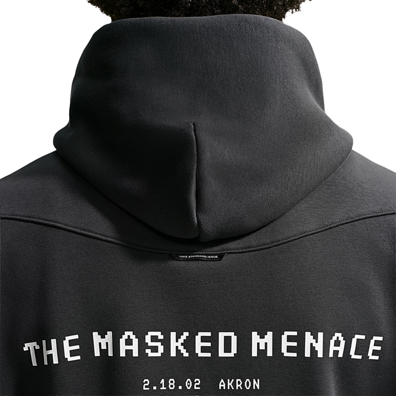 Nike LeBron James TF SI BRSH Pullover Hoodie Image 4 of 4. Tap to open photo gallery.