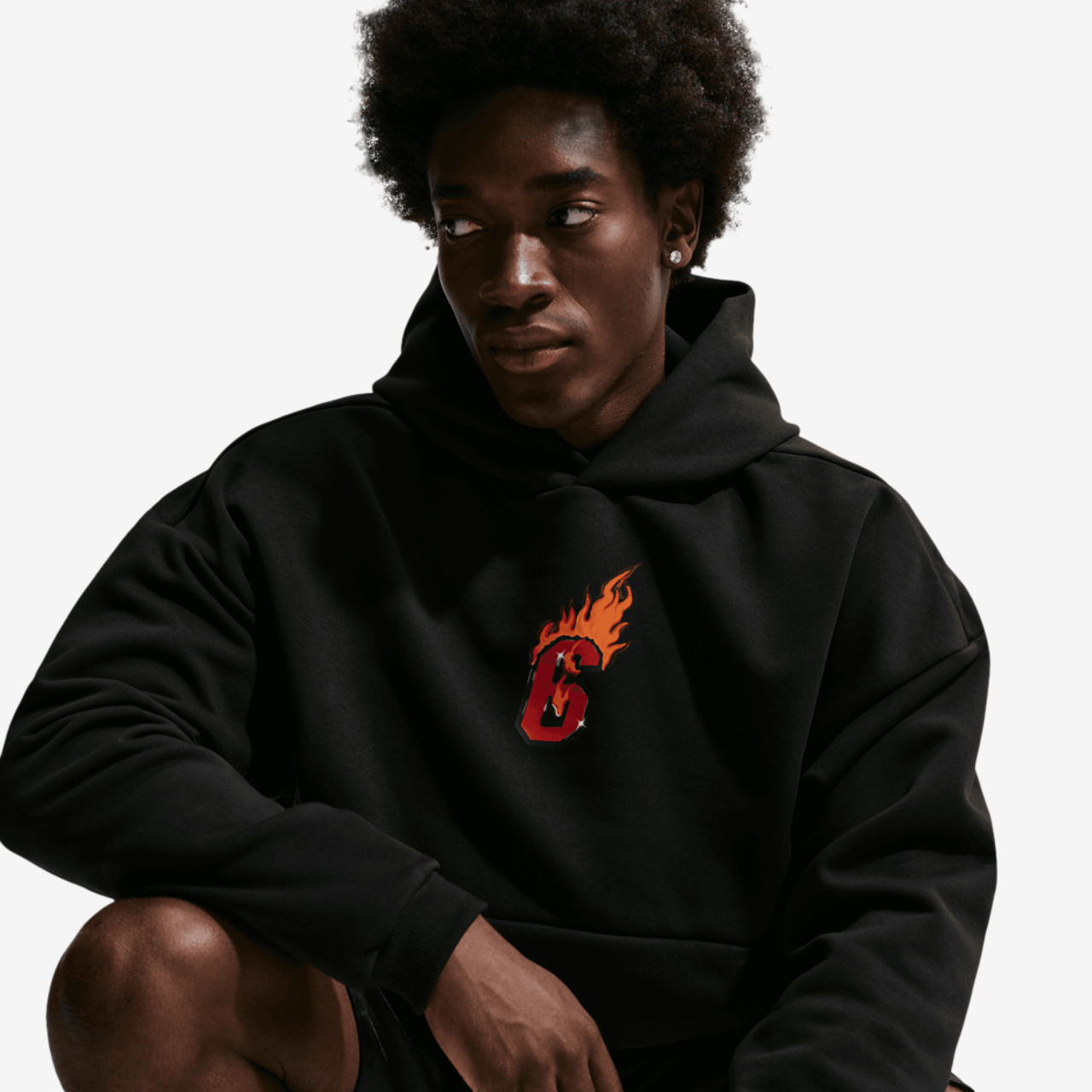 Nike LeBron James TF SI BRSH Pullover Hoodie GI Image 3 of 5. Tap to open photo gallery.