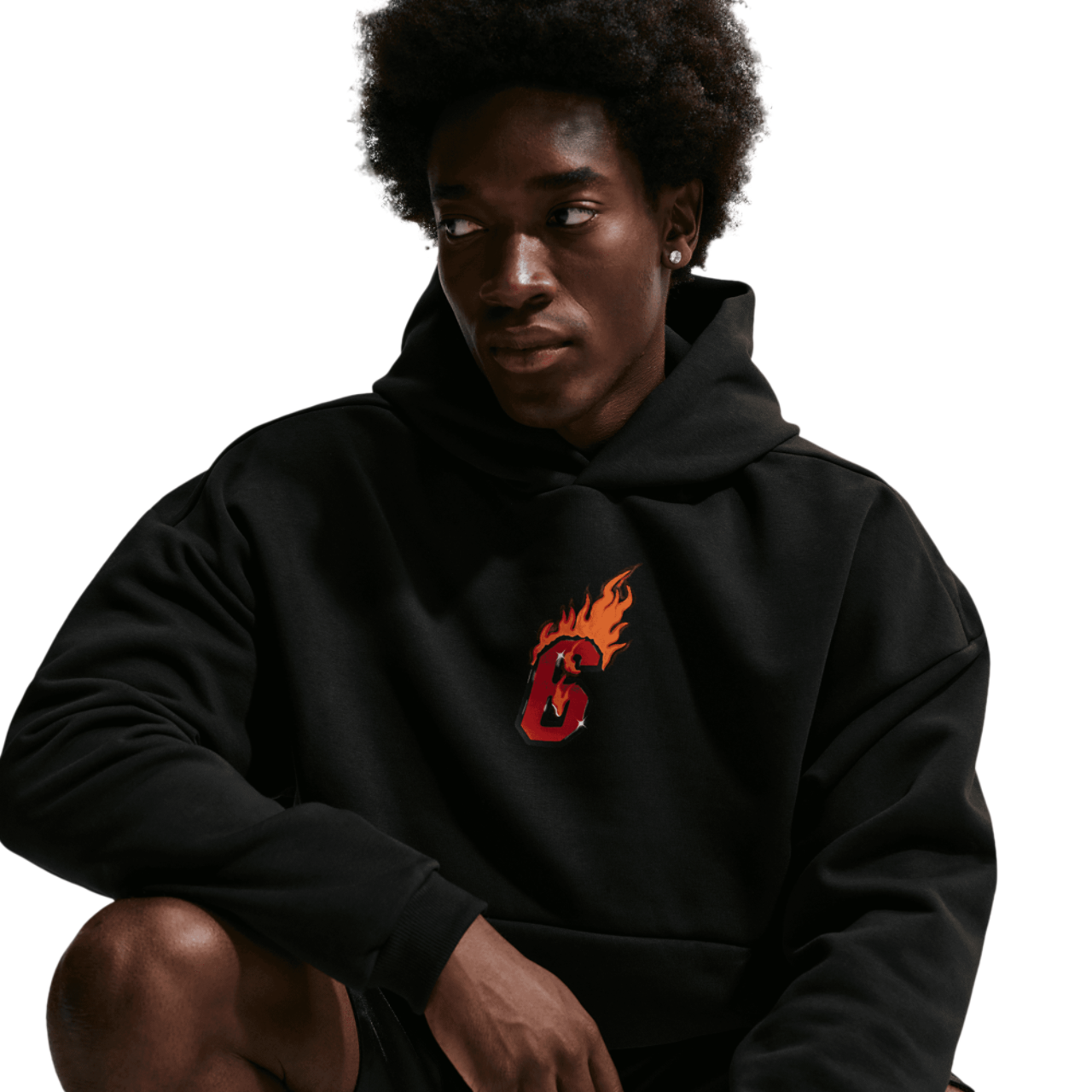 Nike LeBron James TF SI BRSH Pullover Hoodie GI Image 3 of 5. Tap to open photo gallery.